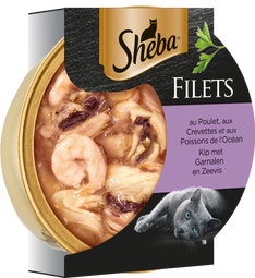 Kip met garnalen en zeevis image