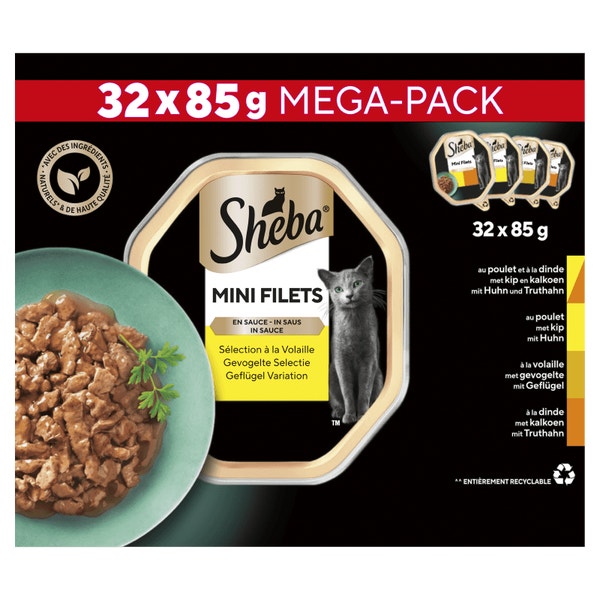 SHEBA® Tray Select Slices Gevogelte Jus 32x85g image 1