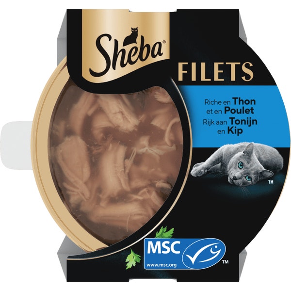 SHEBA® Filets Kip en Tonijn 60g image 1