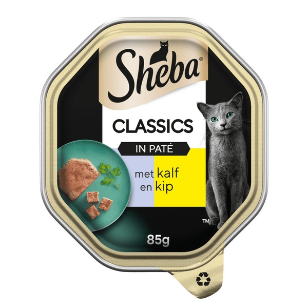 SHEBA® Tray Classic Kalfspaté 85g image 1