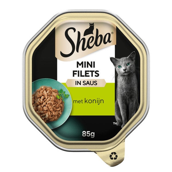 SHEBA® Tray Minifilets Konijn Wild Jus 85g image 1